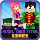 Pixel Teen Titans Runner آئیکن