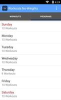 برنامه‌نما Workouts No-Weights عکس از صفحه