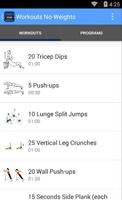 Workouts No-Weights ảnh chụp màn hình 2