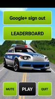 Crazy Police Car Affiche