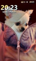 Puppy Zipper Screen Lock 截圖 3