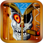 آیکون‌ Skull Zipper Screen Lock