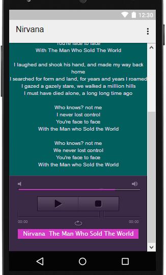 Nirvana lyrics