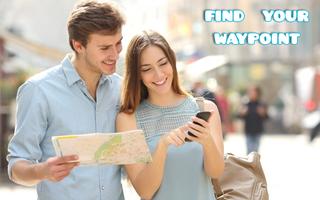 GPS Navigation Tracker & Maps Affiche