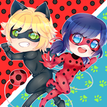 Ladybug And Cat Noir - Chibi