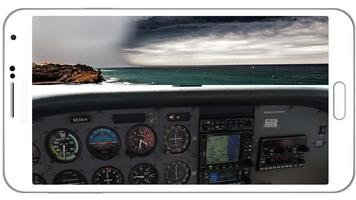 Airplane Pilot Simulator 3D Affiche