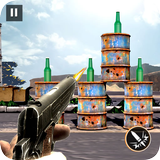 Real Bottle Shooting Game Free - kids Bottle Shoot أيقونة