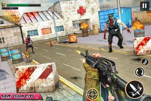 Zombie Trigger Sniper Hunter Shooting Strike Game Affiche