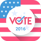 Election Day - USA 2016 - Presidential Campaign-icoon