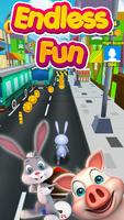 Bunny Rush 3D Game capture d'écran 3