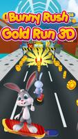 Bunny Rush: Gold Run 3D Game постер