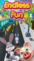 Bunny Rush: Gold Run 3D Game スクリーンショット 3