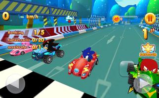 Sonic Chibi Race 截图 1