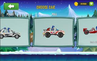 Sonic Hill Climb Car Racing скриншот 2