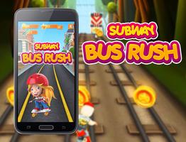 Subway Bus Rush Surfers Affiche