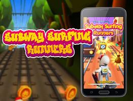 Subway Dash Surfing Runners Plakat