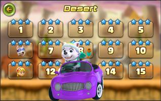 Paw GO Patrouille: Car Racing Game for Kids captura de pantalla 1