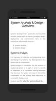 Learn System Analysis and Design Free EBook capture d'écran 3