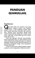 Panduan Qiamullail Cartaz