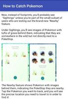 Guide for Pokemon Go स्क्रीनशॉट 1