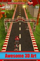 Go Kart Cartoon Racing 3D Affiche