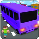 Xe buýt thành phố Blocky APK