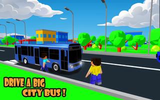 Xe buýt thành phố Blocky bài đăng
