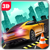 Cực đoan xe Lái xe Impossible Racing Stunt 3D Car biểu tượng