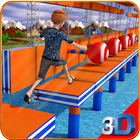 Stuntman Run - Water Park 3D icône