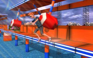 Stuntman Run - Water Park 3D Cartaz