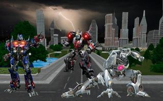 Real Robot Transformers War 3D Ekran Görüntüsü 2