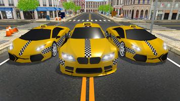 Нью-Йорк Такси Вождение игры 2018: City Cab Driver постер