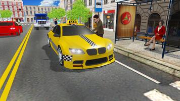 New York Taxi Driving Game 2018: City Cab Driver syot layar 1