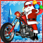 ikon Santa Claus Bike Racing: Hadiah Balap Winter Games