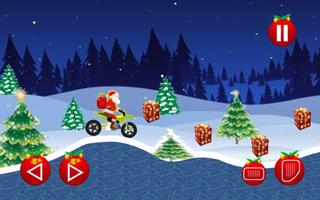 Santa Claus Bike Racing: Hadiah Balap Winter Games screenshot 1