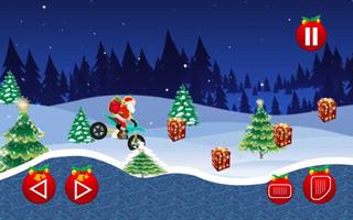 Santa Claus Bike Racing: Gift Race Winter Games Ekran Görüntüsü 2