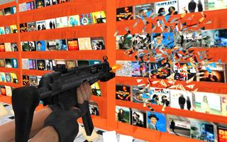 Đập siêu thị & Destroy văn phòng: Shooting game ảnh chụp màn hình 2