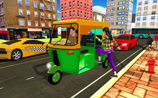 Tuk Tuk Driving Simulator - City Rickshaw Driver Ekran Görüntüsü 2