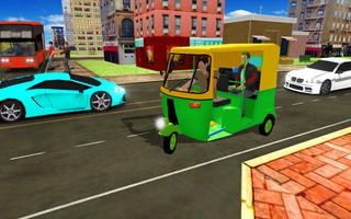 Tuk Tuk Driving Simulator - City Rickshaw Driver Ekran Görüntüsü 3