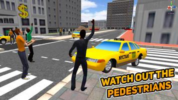 Taxi Driver Duty Ville jeu 3D capture d'écran 1