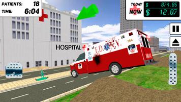 Ambulance Simulator 2014 3D capture d'écran 1