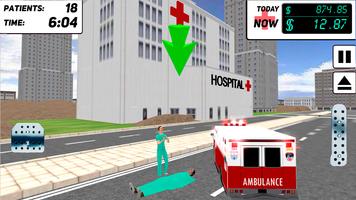 Ambulance Simulator 2014 3D capture d'écran 2