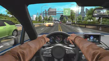 Extreme Car In Traffic 2017 captura de pantalla 4