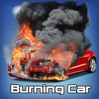 Burning Car Prank Affiche