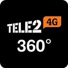 Tele2 4G muzika ícone