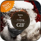 Santa Is Coming GIF أيقونة