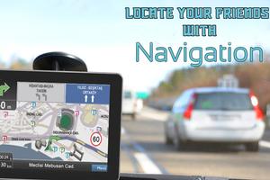 Itinéraire routier GPS & Track Affiche