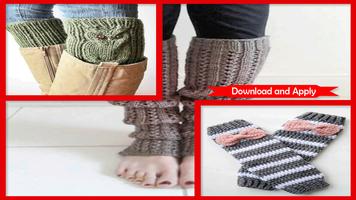 Crochet Leg Warmer Patterns Tutorial ภาพหน้าจอ 2