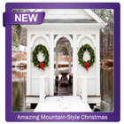 Amazing Mountain Style Christmas Decor Ideas ikon