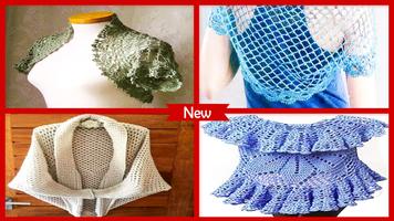 Fashionable Crochet Shrug Patterns Plakat